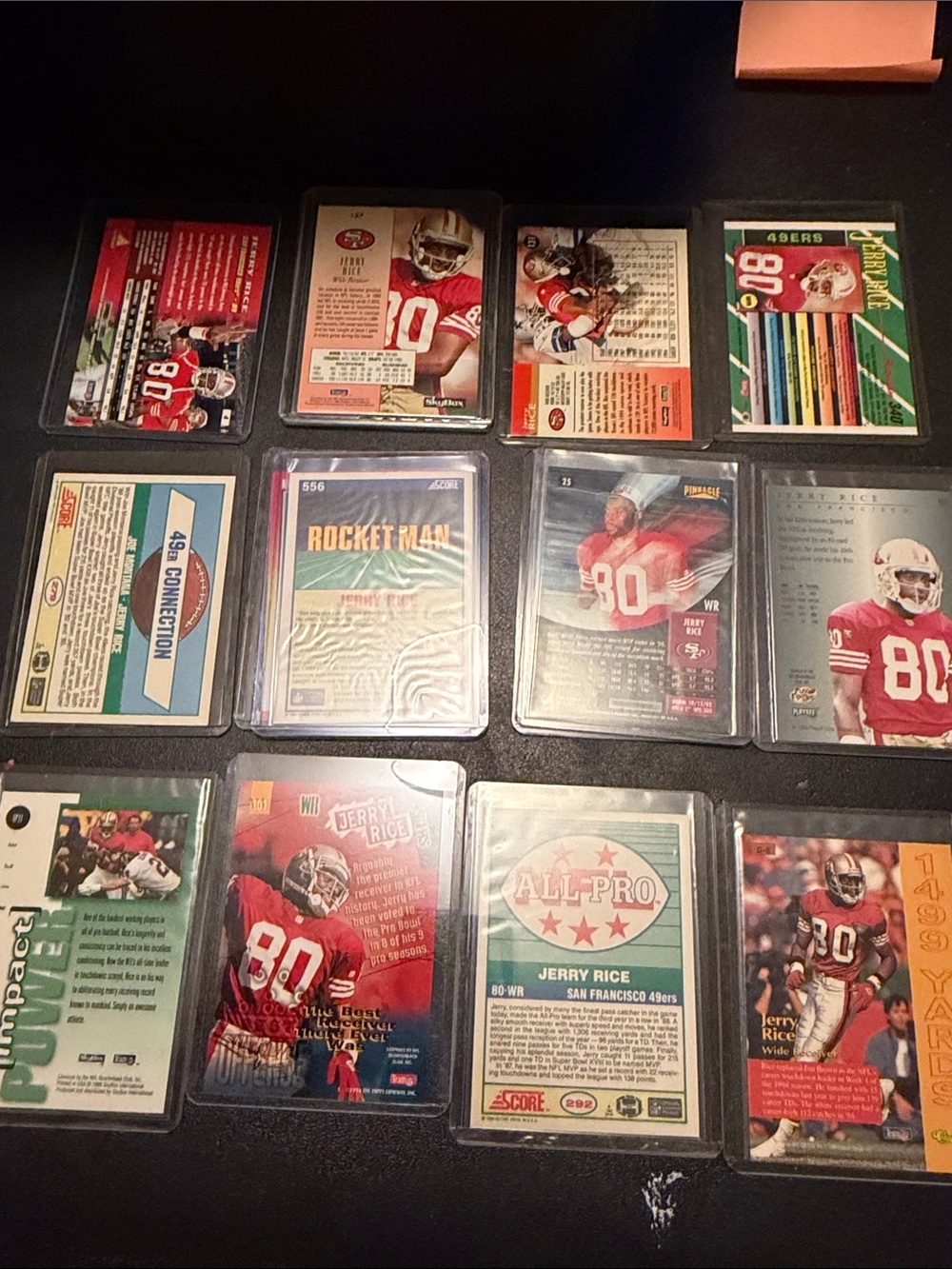 Jerry Rice Football Card Lot - Picture 2 of 2